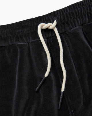OAS Nearly Black Velour Shorts