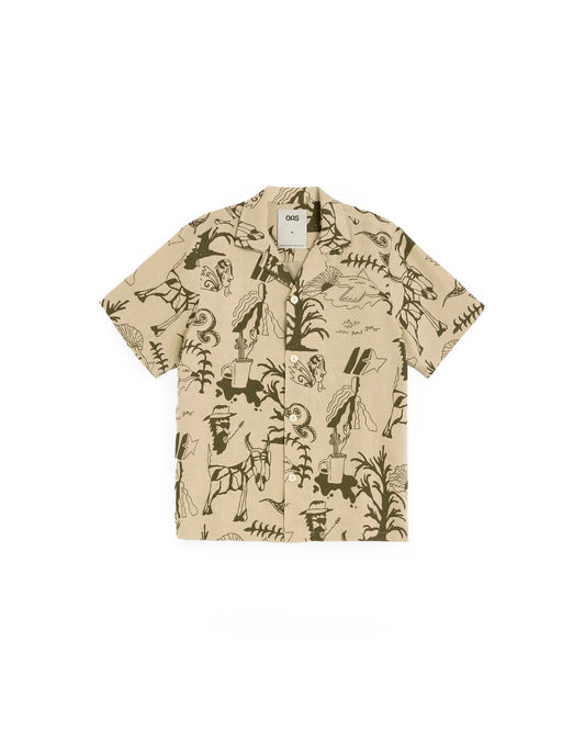 OAS Poplan Cuba Shirt Beige