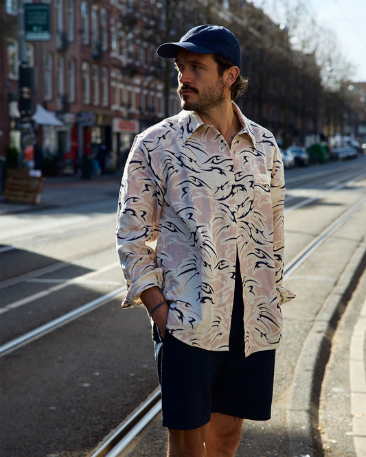 OAS Rogue Piano Shirt Pink