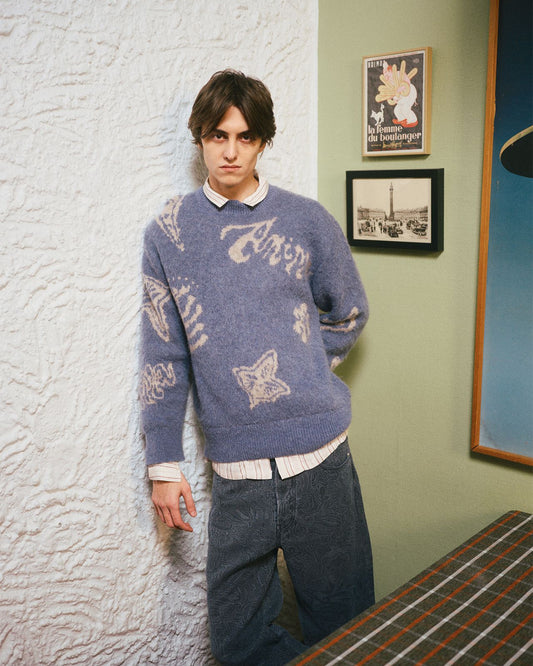 OAS Symo Pino Crewneck Blue
