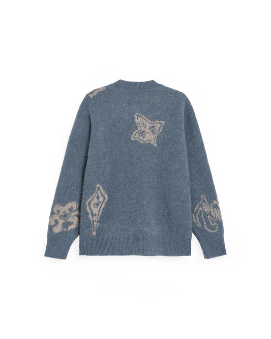 OAS Symo Pino Crewneck Blue