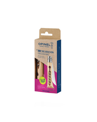 Opinel N°10 Corkscrew Knife with Case