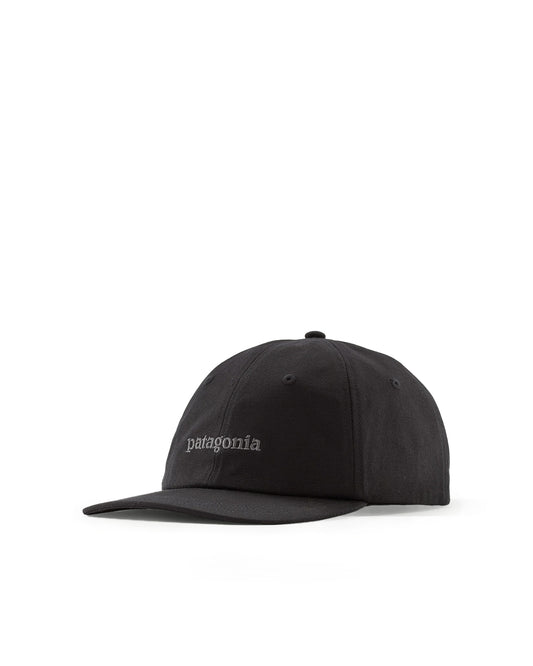 Patagonia Fitz Roy Icon Trad Cap Text Logo Ink Black