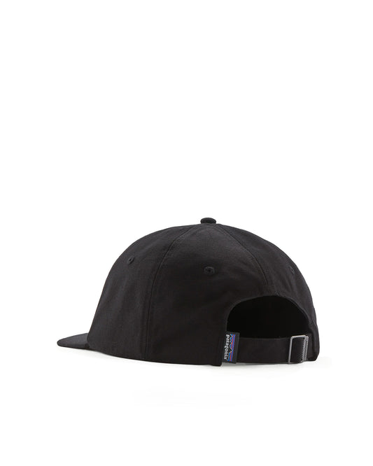 Patagonia Fitz Roy Icon Trad Cap Text Logo Ink Black