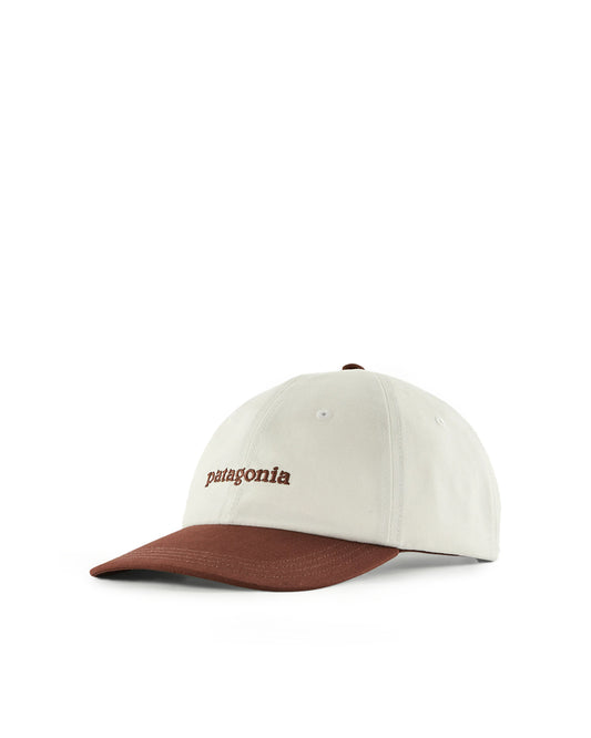 Patagonia Fitz Roy Icon Trad Cap Text Logo Dried Vanilla