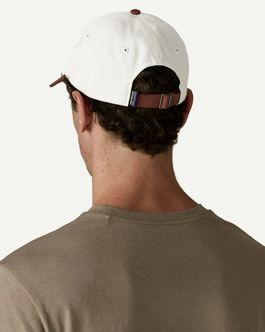 Patagonia Fitz Roy Icon Trad Cap Text Logo Dried Vanilla