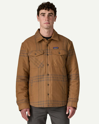 Patagonia M's LW Insulated Fjord Flannel Shirt Defend / Deer Brown