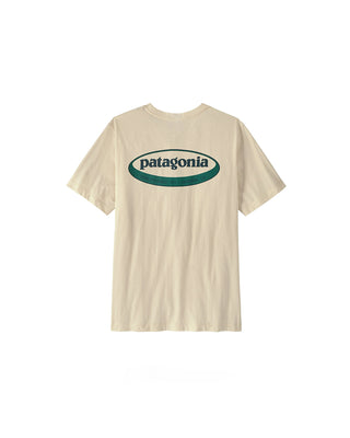 Patagonia Men's '95 Oval Logo T-Shirt Undyed Natural