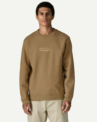 Patagonia Men's '95 Oval Logo Uprisal Crew Sweater Bobcat Brown