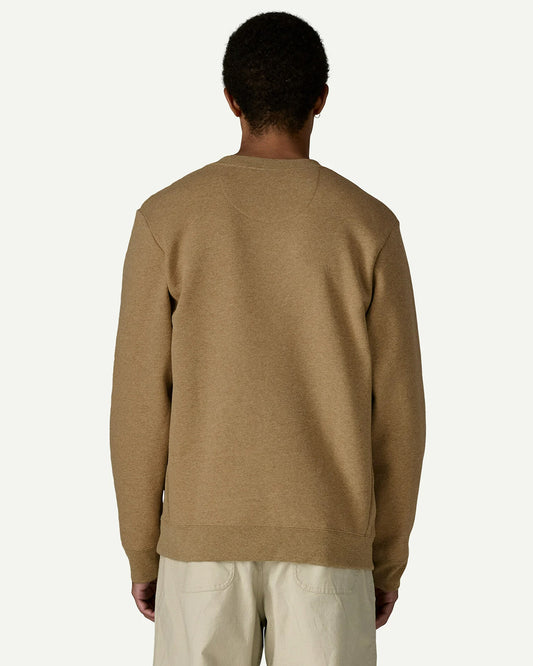 Patagonia Men's '95 Oval Logo Uprisal Crew Sweater Bobcat Brown