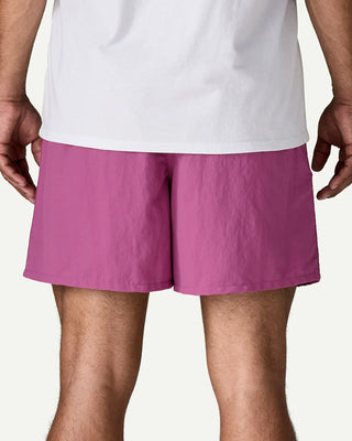 Patagonia Men's Baggies Shorts 5" '95 Oval Logo: Faded Magenta