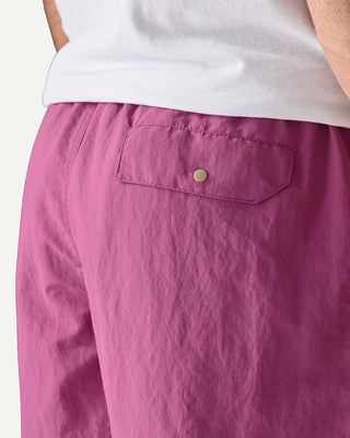 Patagonia Men's Baggies Shorts 5" '95 Oval Logo: Faded Magenta