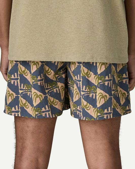 Patagonia Men's Baggies Shorts 5" Jaguar Geo: Dolomite Blue