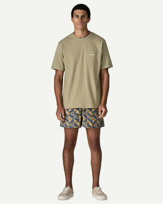 Patagonia Men's Baggies Shorts 5" Jaguar Geo: Dolomite Blue