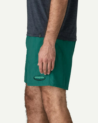 Patagonia Men's Baggies Shorts 5 in '95 Oval Logo: Gem Green