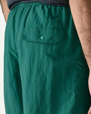 Patagonia Men's Baggies Shorts 5 in '95 Oval Logo: Gem Green