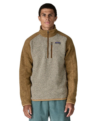Patagonia Men's Better Sweater 1/4 Zip Nautilus Tan