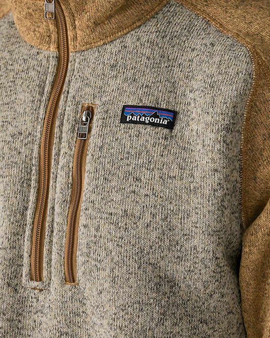 Patagonia Men's Better Sweater 1/4 Zip Nautilus Tan