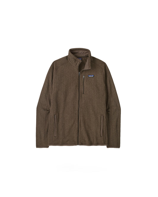 Patagonia Men's Better Sweater Jacket Marlow Brown Rib Knit