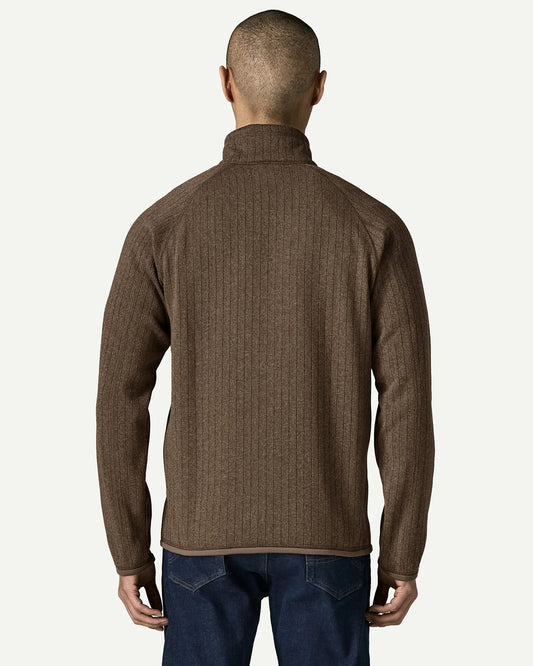 Patagonia Men's Better Sweater Jacket Marlow Brown Rib Knit