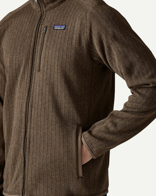 Patagonia Men's Better Sweater Jacket Marlow Brown Rib Knit