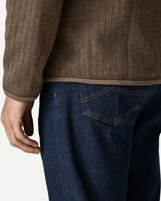 Patagonia Men's Better Sweater Jacket Marlow Brown Rib Knit
