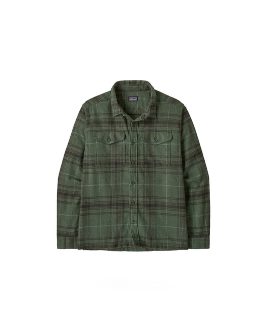 Patagonia Men's Fjord Flannel Shirt Dissolve: Treeline Green