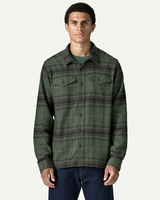 Patagonia Men's Fjord Flannel Shirt Dissolve: Treeline Green