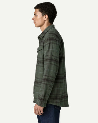 Patagonia Men's Fjord Flannel Shirt Dissolve: Treeline Green