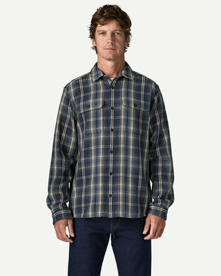 Patagonia Men's Fjord Loft Shirt Solstice: New Navy