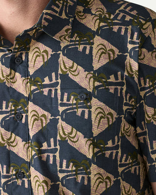 Patagonia Men's Go To Shirt Jaguar Geo: Dolomite Blue
