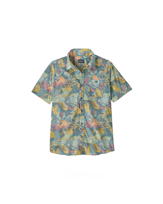 Patagonia Men's Go To Shirt Moon Tripper: Blue Sage