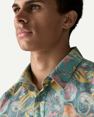 Patagonia Men's Go To Shirt Moon Tripper: Blue Sage