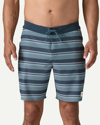 Patagonia Men's Hydropeak Boardshorts 18 in Twinnie Stripe: Still Blue