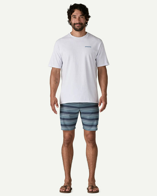 Patagonia Men's Hydropeak Boardshorts 18 in Twinnie Stripe: Still Blue