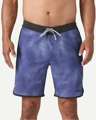 Patagonia Men's Hydropeak Side Shore Boardshorts 18 in Sea Spray: Concrete Purple