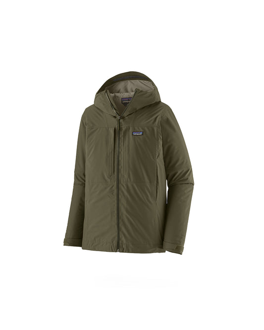 Patagonia Men's Insulated Boulder Fork Rain Jacket Basin Green