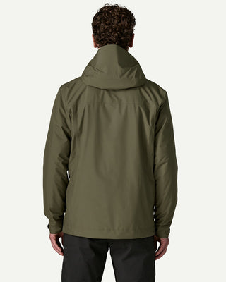 Patagonia Men's Insulated Boulder Fork Rain Jacket Basin Green