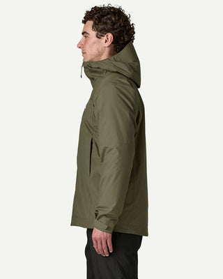 Patagonia Men's Insulated Boulder Fork Rain Jacket Basin Green