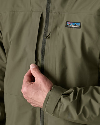 Patagonia Men's Insulated Boulder Fork Rain Jacket Basin Green