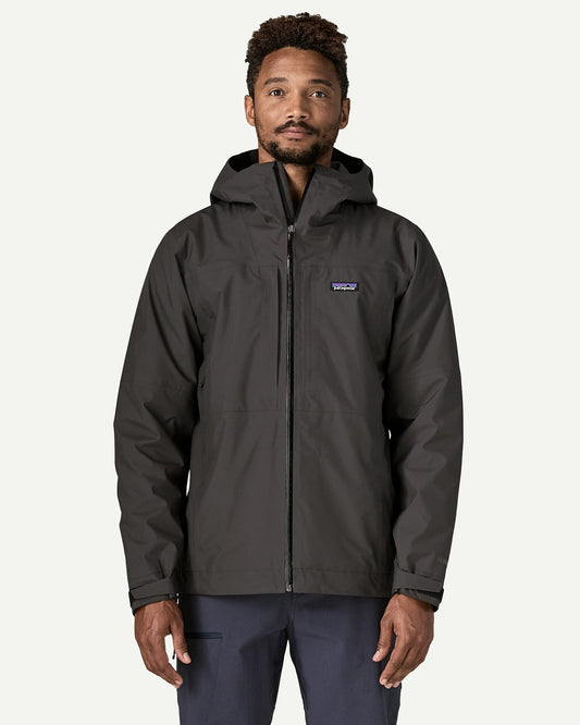 Patagonia Men's Insulated Boulder Fork Rain Jacket Black