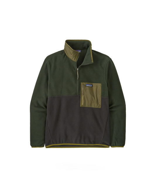 Patagonia Mens Microdini 1/2 Zip P/O Black