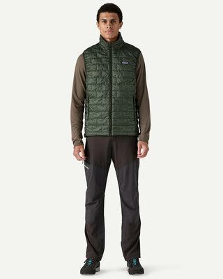 Patagonia Men's Nano Puff Vest Old Growth Green lifestyle 2