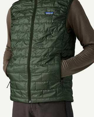 Patagonia Men's Nano Puff Vest Old Growth Green detail 2