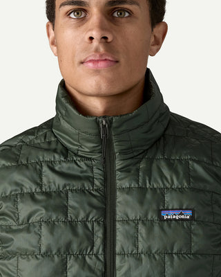 Patagonia Men's Nano Puff Vest Old Growth Green detail 1