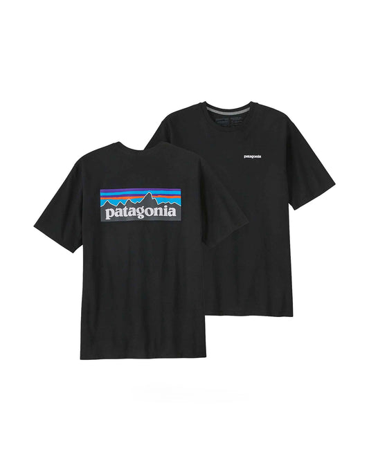 Patagonia Men's P-6 Logo Responsibili-Tee Black