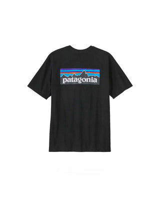 Patagonia Men's P-6 Logo Responsibili-Tee Black