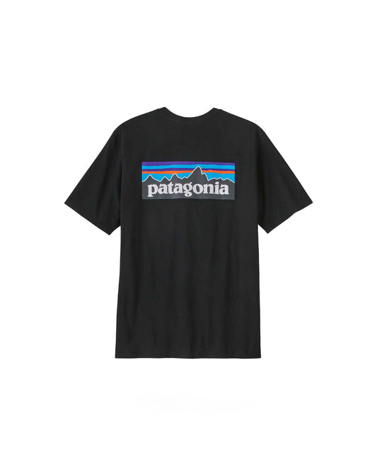 Patagonia Men's P-6 Logo Responsibili-Tee Black