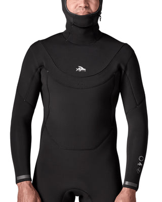 Patagonia Men's Regulator 5/4 hooded Full Suit detail zipper 2