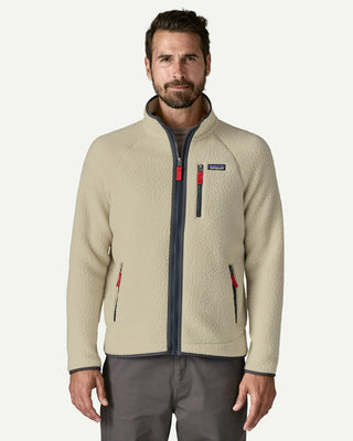 Patagonia Men's Retro Pile Jacket Pelican / Smolder Blue